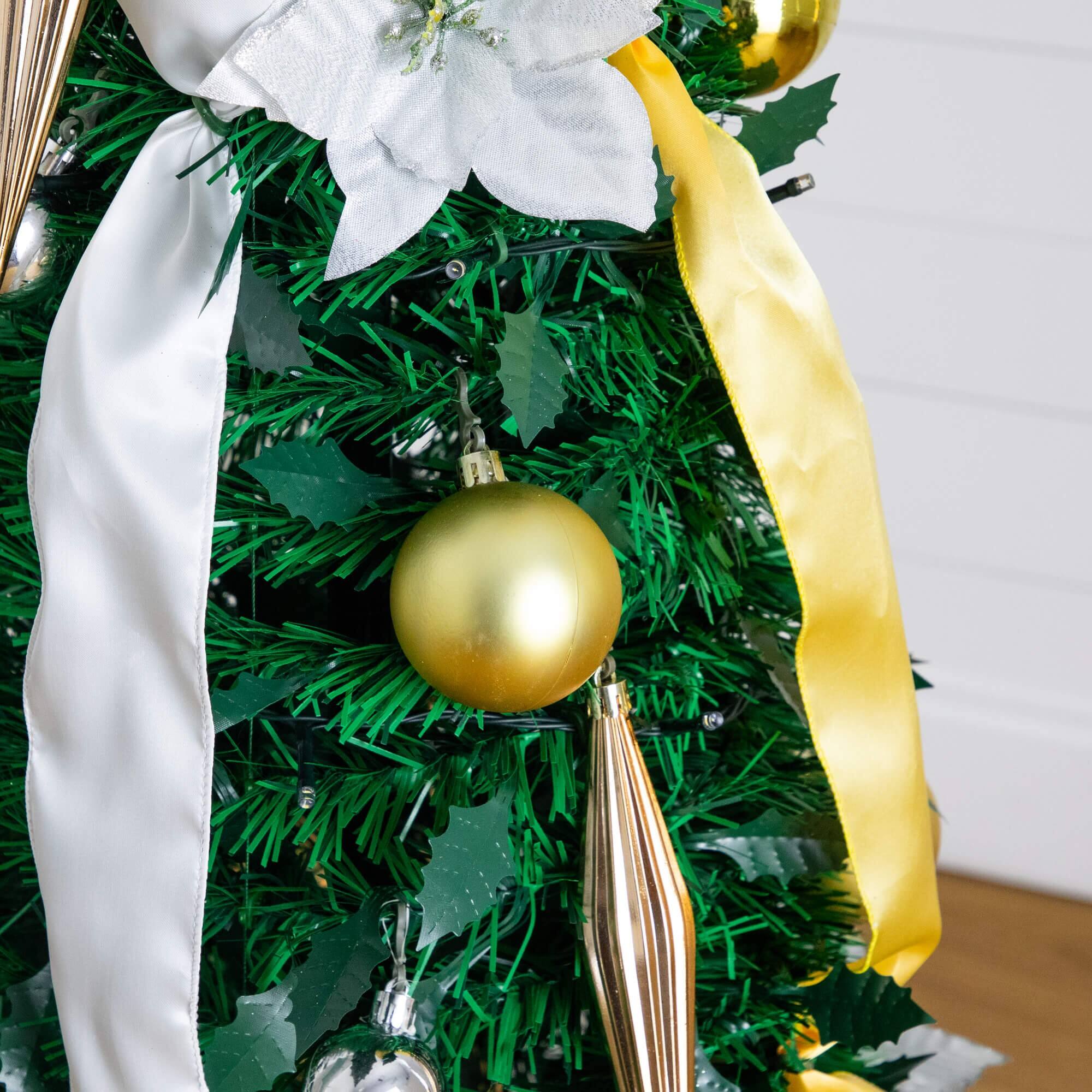 5ft. Pre-Lit Pop-Up Green Artificial Christmas Tree